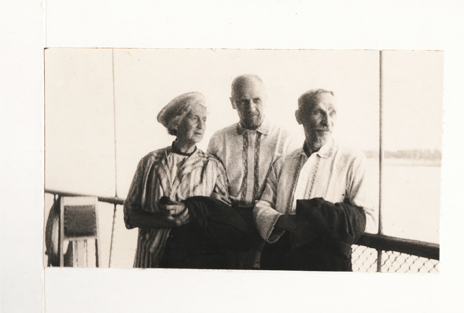 Н.А.Ливанов с супругой и профессор Б.С.Матвеев.1948 год.